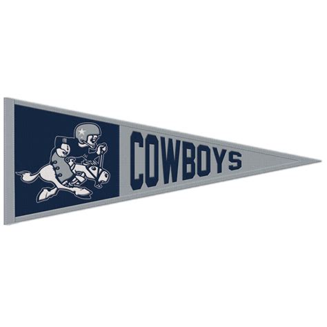 Dallas Cowboys Retro 13” X 32” Wool Pennant