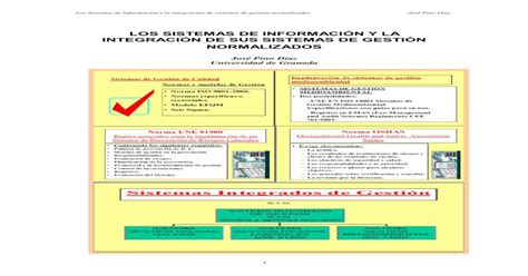 INTEGRACI N DE SISTEMAS DE GESTI N Eprints Rclis Orgeprints Rclis Org