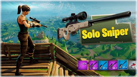 Ganando Elnuevo Modo Solo A Sniper En Fortnite Battle Royale Withzack