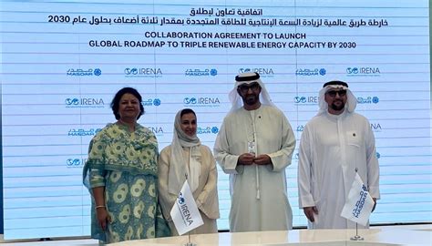 Masdar And IRENA To Collaborate On Setting A Roadmap For COP28 To