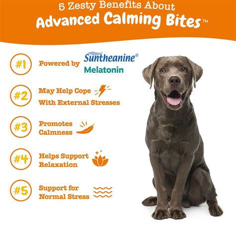 Zesty Paws Stress And Anxiety Calming Bites With Suntheanine And Melatonin