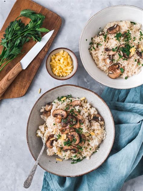 Risoto de Cogumelos Frescos Fácil Anita Healthy