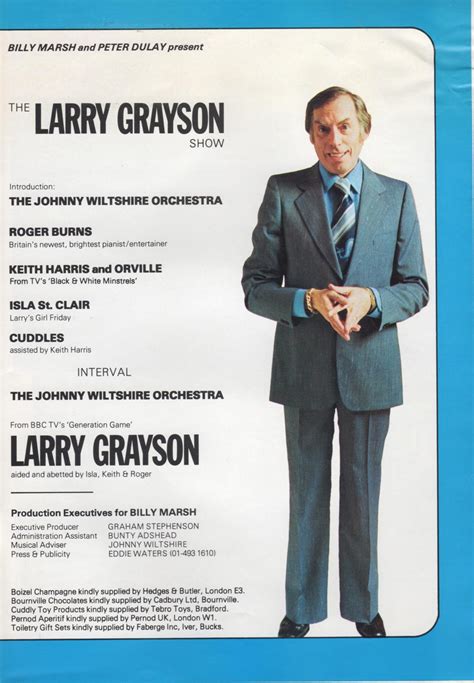 Larry Grayson – The Official Site Of Christine Barron