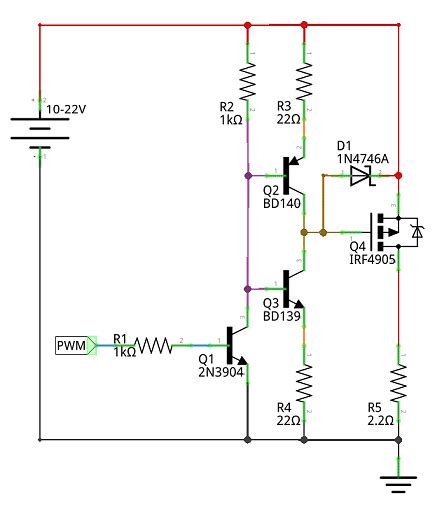 Resistor Values For P Channel MOSFET NPN Transistor Switch 58 OFF