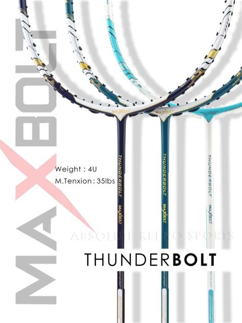 Maxbolt Thunderbolt Badminton Racket Lazada