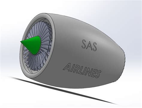 3D model Jet Engine Design with Solidworks2016 | CGTrader