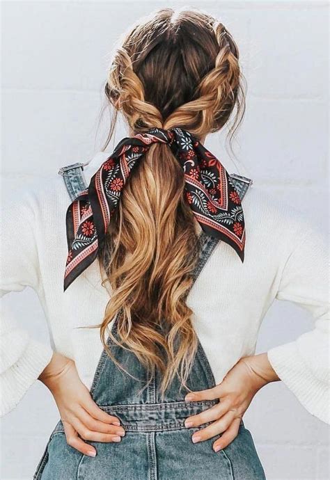 Effortless Hairstyles Braided Hairstyles Easy Scarf Hairstyles Cute