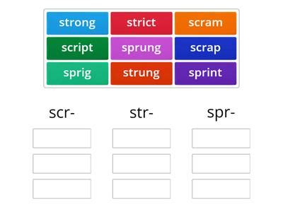 Str Scr Spl Squ Spr Teaching Resources