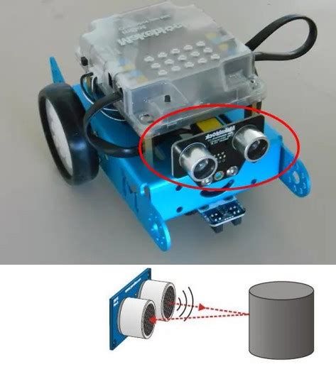 Le Robot Mbot Programmer Les Capteurs Capteur Ultrason TAC