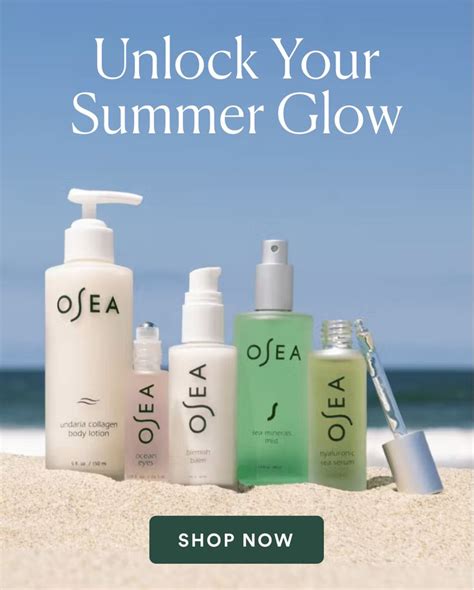 Osea Malibu Skincare From The Sea Vegan Skincare Products Osea