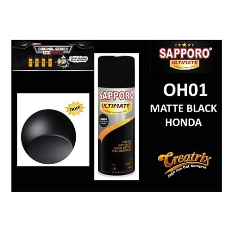 Jual Sapporo Ultimate OH01 Matte Black Honda Original Series 4IN1