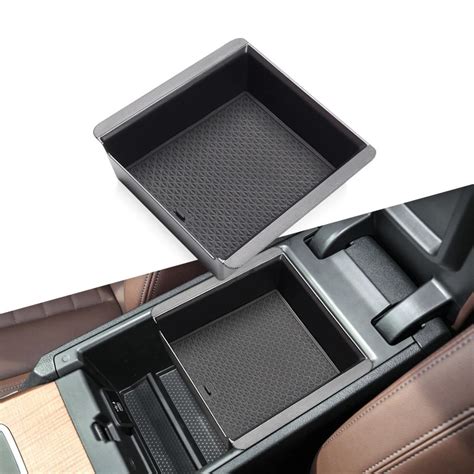 Auto Zentrale Armlehne Lagerung Box Center Konsole Beflockung Organizer