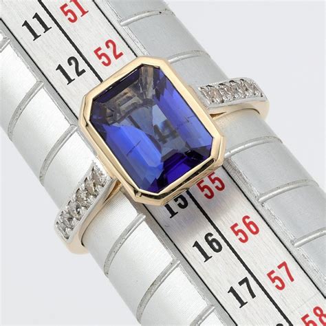 No Reserve Algt Certified Tanzanite Cts Diamond