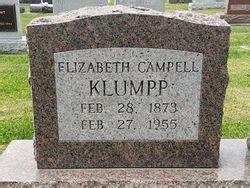 Elizabeth Campbell Klumpp M Morial Find A Grave