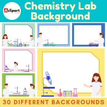 Science Lab Backgrounds by A Clipart Store | Teachers Pay Teachers