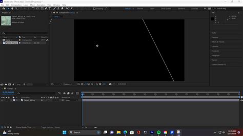 After Effects Comp Window Freezes Up And Outline A Adobe Community