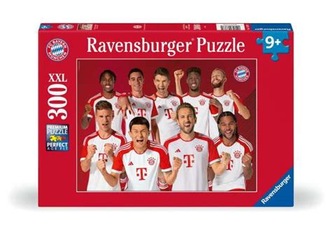 Ravensburger Kinderpuzzle 13387 FC Bayern Saison 2023 24 300 Teile