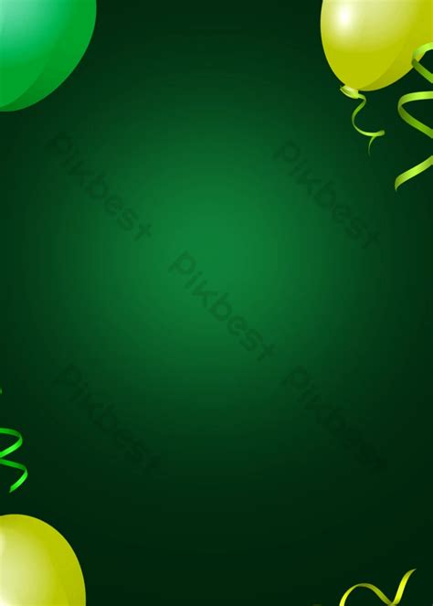 Ribbon Balloon Dark Green Gradient Background | PSD Free Download - Pikbest