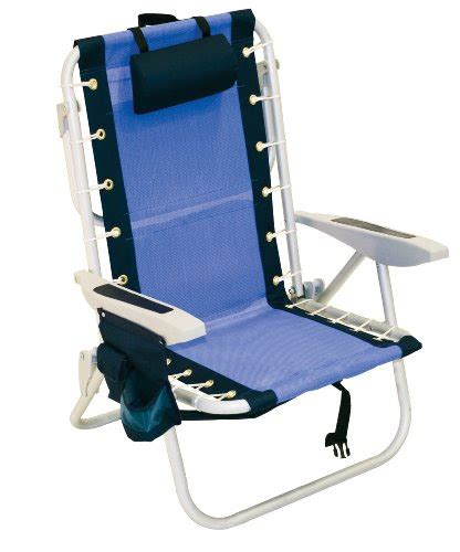 Rio Gear Ultimate Backpack Chair With Cooler Blue Blue