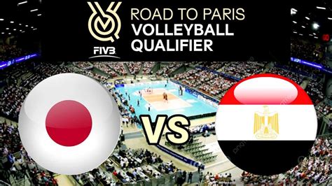 Japan Vs Egypt 2023 Fivb Volleyball Mens Olympic Qualification