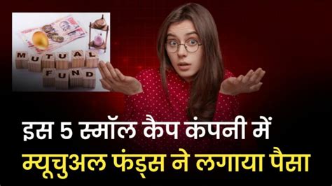 इस 5 स्मॉल कैप कंपनी में म्यूचुअल फंड्स ने लगाया पैसाstockmarket Beststocks Stocks Youtube