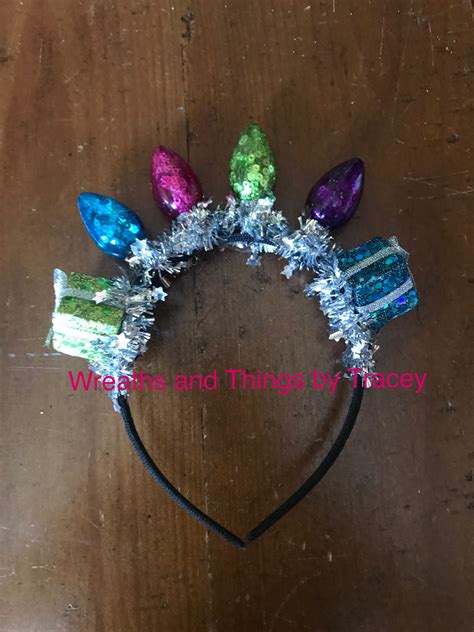 Tacky Christmas Headband Lights And Presents 2018 Wreaths And