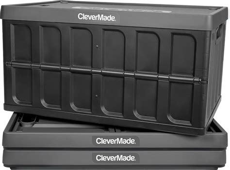 Clevermade Clevercrates 46 Liter Collapsible Storage Bin Container