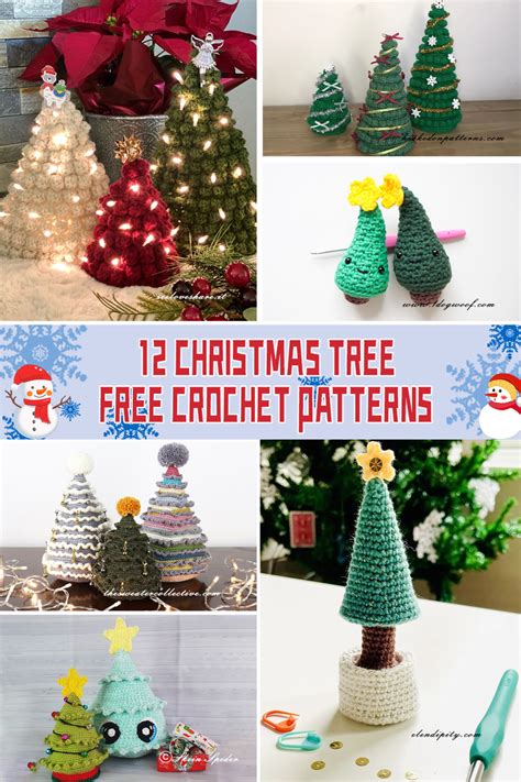 12 Christmas Tree Crochet Patterns FREE IGOODideas