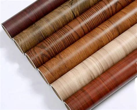 Straight Wood Grain Pvc Foil Lamination Film Yodean Decor