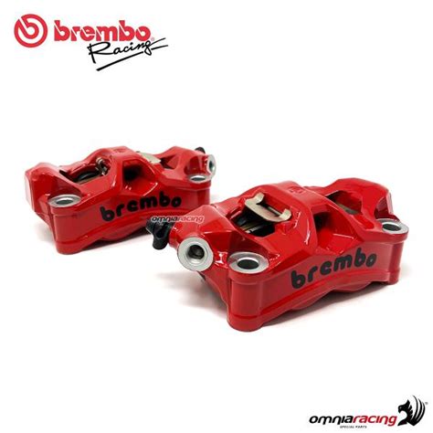 Brembo Racing Gp4rr Pair Of Cnc Monobloc Radial Brake Calipers 108mm P4