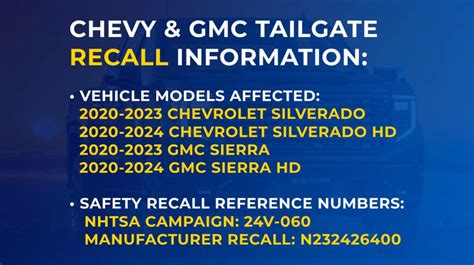 Gmc Sierra Tailgate Recall List Erica Cherlyn