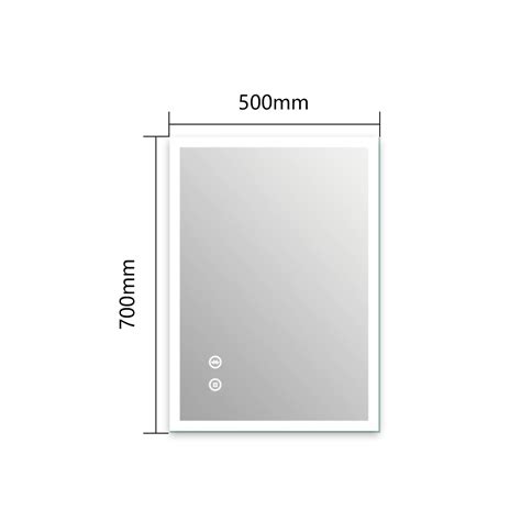 Emke X Mm Backlit Illuminated Bluetooth Bathroom Mirror With