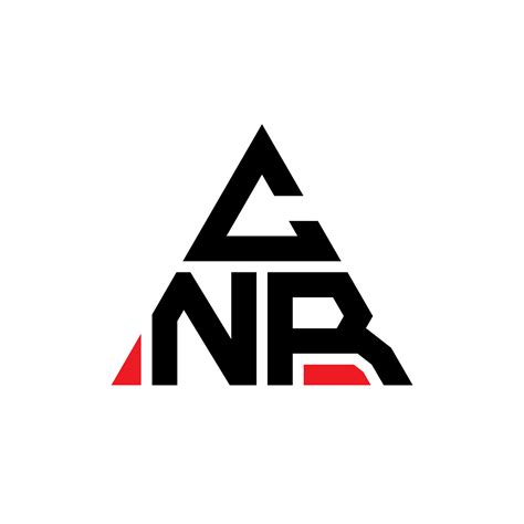 CNR triangle letter logo design with triangle shape. CNR triangle logo design monogram. CNR ...