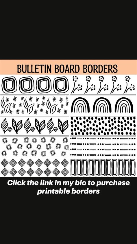 PRINTABLE BULLETIN BOARD BORDERS | Bulletin board borders, Printable ...