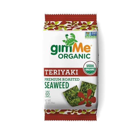 Buy Gimme Snacks Organic Roasted Seaweed Teriyaki G Pack