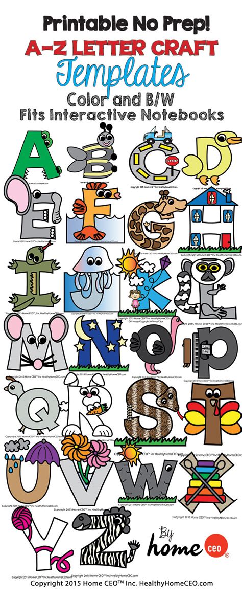 Alphabet Letter Crafts