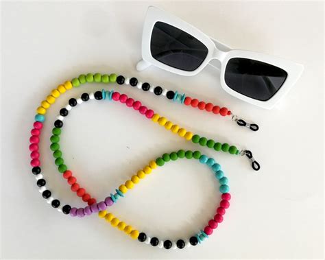 Boho Beaded Sunglass Chains Boho Glasses Chains Bead Eyeglass Holders