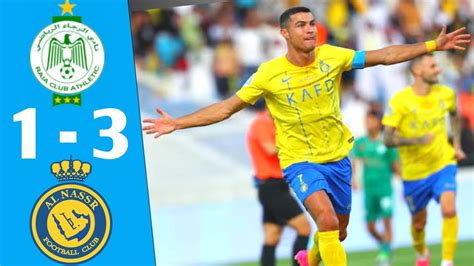 Al Nassr Vs Raja Club Ronaldo Sadio Mane Strikes Al Nassr Win The