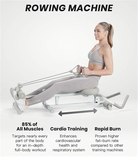 Snapklik.com : Pro Max, 4-in-1 Workout Exercise Equipment: Rowing