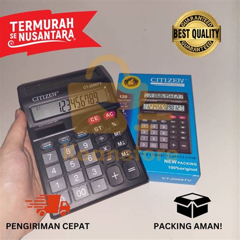 Jual Citizen Ct Tv Kalkulator Layar Kalkulator Digit