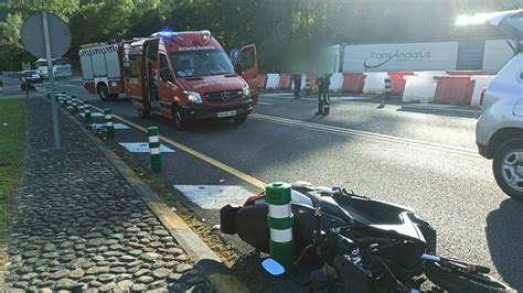 Accidente En La N A Herido Un Motorista De A Os