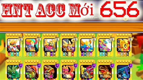 Dragon City HNT Mua Acc Mới Full Rồng Vip Max Level 70 Bá Văn Đạo HNT