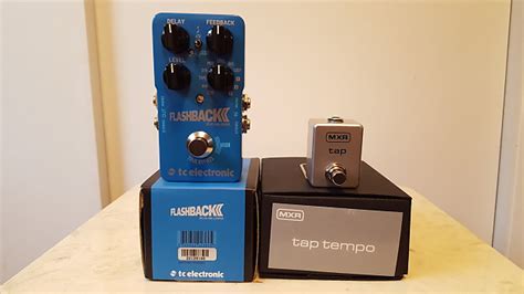 TC Electronic Flashback 2 plus MXR Tap Tempo Switch | Reverb