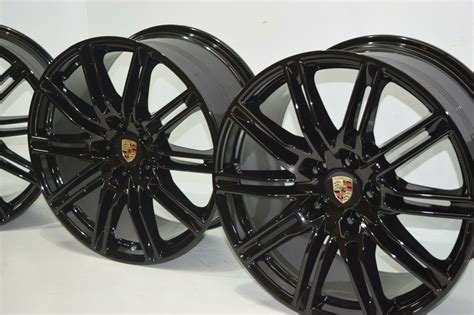 Porsche Cayenne Black Factory Oem Wheels