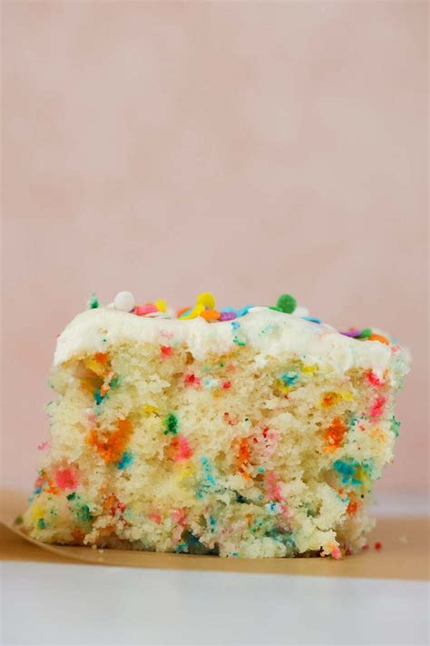 Funfetti Cake Sheet Cake Cooked By Julie