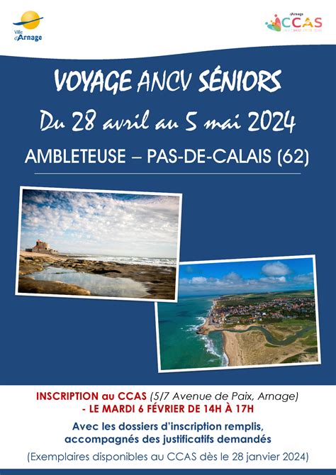 Voyage Ancv S Niors Arnage