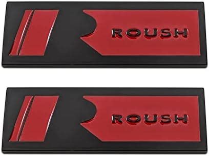 Amazon Pcs Chrome Metal Car R Roush Logo D Emblem Sport Turbo