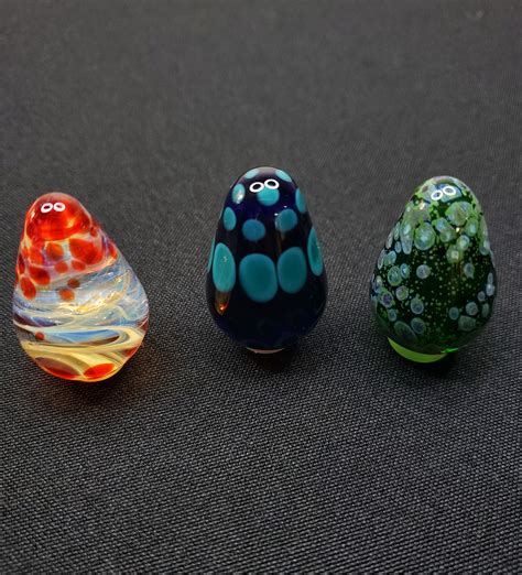 Glass Easter Eggs Large Size Handmade Borosilicate Lampwork | Etsy