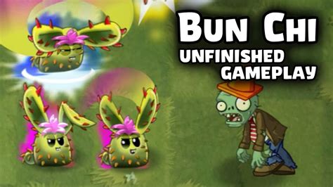 Bun Chi Water Rabbit Unfinished Gameplay Plants Vs Zombies