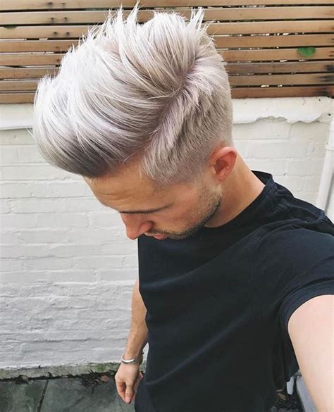 25 Bleached Hair Color Ideas for Men (White, Silver, Platinum, etc)